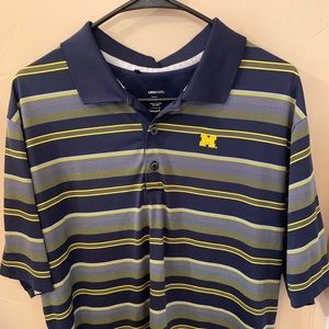 Men’s Adidas Michigan Shirt Size Lg Clima Cool